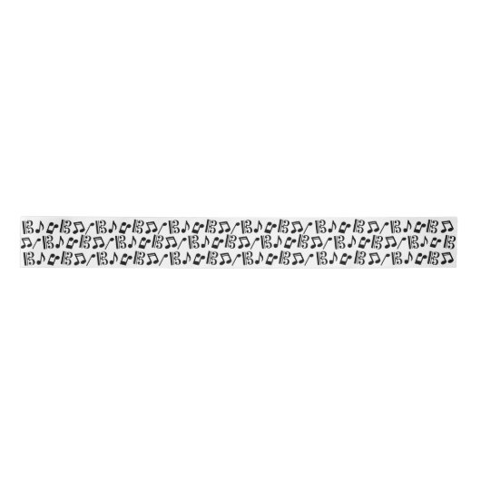 Ruban En Satin Alto Clef Viola Music Notes (Devant)