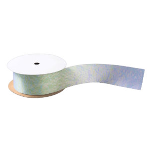 Ruban En Satin Aluminium 4 iridescents de Faux - toutes les