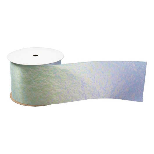 Ruban En Satin Aluminium 4 iridescents de Faux - toutes les (Bobine)