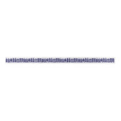 Ruban En Satin Amsterdam Canal Row Maisons Cobalt Blue Motif (Devant)