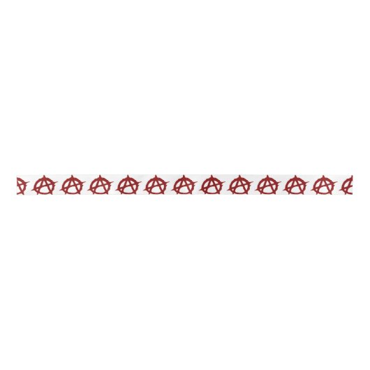 Ruban En Satin Anarchie - UNE : Copie (Devant)