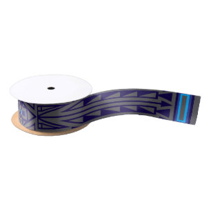 Ruban En Satin Ancêtres bleu