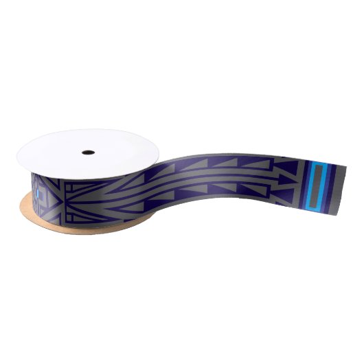 Ruban En Satin Ancêtres bleu (Bobine)