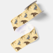 Ruban En Satin Animaux éteints  (Dos)