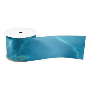 Ruban En Satin Aqua Blue