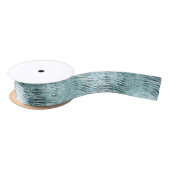 Ruban En Satin Aqua Turquoise Glitz Parties scintillant Zebra Imp (Bobine)