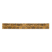 Ruban En Satin Aquarelle Cheetah Print (Devant)