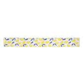 Ruban En Satin Aquarelle Citron Motif (Devant)
