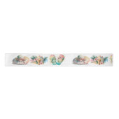 Ruban En Satin Aquarelle Été Amusement Stups (Devant)