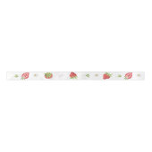 Ruban En Satin Aquarelle fraise thème fête cadeau Motif (Devant)