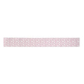 Ruban En Satin Aquarelle Pink Peony Hearts (Devant)