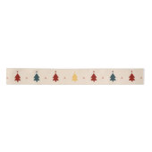 Ruban En Satin Arbre de Noël Boho (Devant)