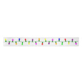 Ruban En Satin Arbre de Noël Festif String ampoules luminaires Bl (Devant)