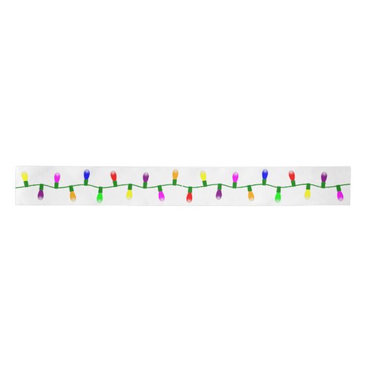 Ruban En Satin Arbre de Noël Festif String ampoules luminaires Bl (Devant)