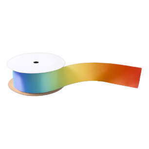 Ruban En Satin arc-en-ciel