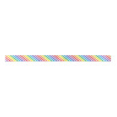 Ruban En Satin Arc-en-ciel Checkered (Devant)