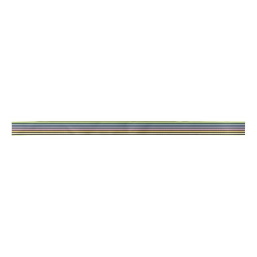 Ruban En Satin Arc-en-ciel en pastel, rayures noires et blanches (Devant)