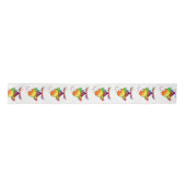 Ruban En Satin Arc-en-ciel multi-couleur pacifique poisson de tho (Devant)