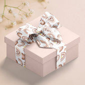 Ruban En Satin Arc-en-ciel rose beige