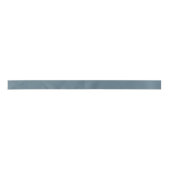 Ruban En Satin Ardoise Bleue Douce Simple Solide (Devant)
