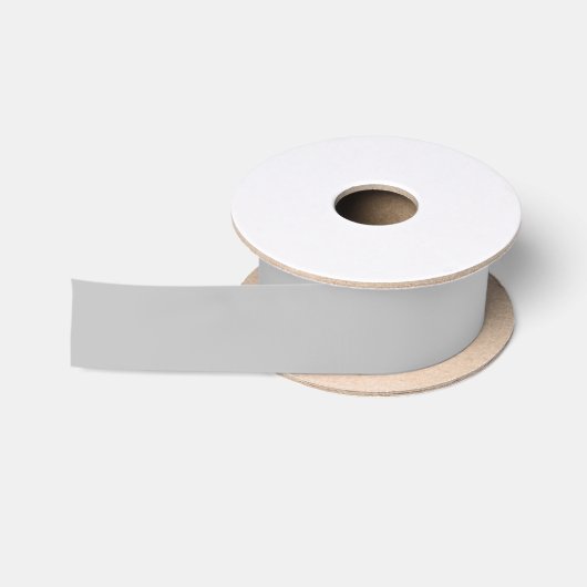 Ruban En Satin Argent couleur solide cool (Bobine)