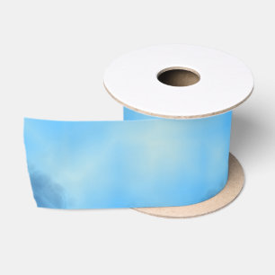 Ruban En Satin Art Blue Cloud