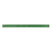 Ruban En Satin Art déco Motif or et vert (Devant)