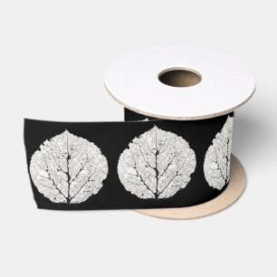Ruban En Satin Aspen Feuille Squelette 1