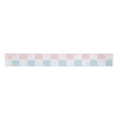 Ruban En Satin Assez, point de polka, blanc, rose, bleu, girly, (Devant)