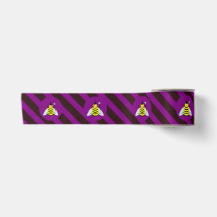 Ruban En Satin Assistant Abeille magique d'Halloween Purple et ba