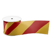 Ruban En Satin Assistant Rouge et or (Bobine)