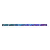 Ruban En Satin Astronaut & Lune (Devant)