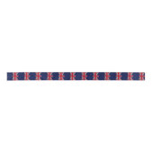 Ruban En Satin Australia Flag Design in Carbon Chrome Styles (Devant)