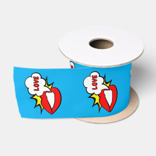 Ruban En Satin Autocollant - Bulle de dialogue + VOTRE TEXTE & ID