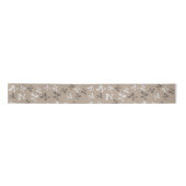 Ruban En Satin Automne Foliing Feuille Brown Taupe Motif (Devant)