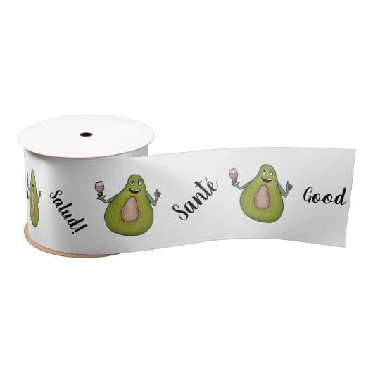 Ruban En Satin Avocado Toast (Bobine)
