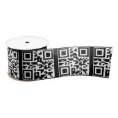 Ruban En Satin Avoir un bon code QR de jour (Bobine)