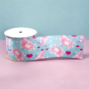 Ruban En Satin Axolotl Love rose