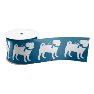 Ruban En Satin Baby shower français de Bulldog Frenchie Blue