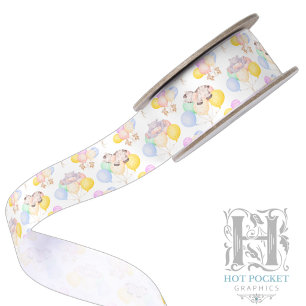 Ruban En Satin Baby Shower Safari Ruban Satin