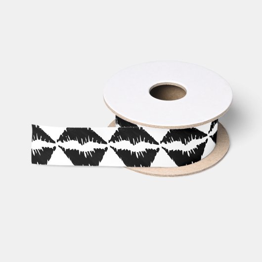 Ruban En Satin Baiser noir de Goth de marqueur (Bobine)