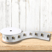 Ruban En Satin Balises personnalisées en ligne de contact Logo Bl