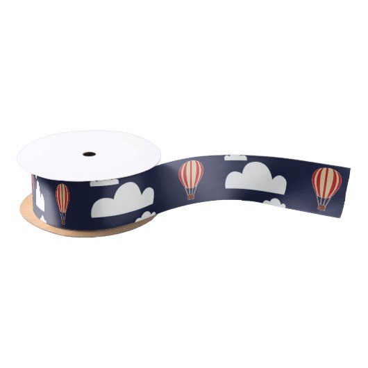 Ruban En Satin Ballons et nuages à air chaud (Bobine)
