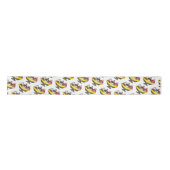 Ruban En Satin Banana Split Glace Sundae Trois Scoops Foin (Devant)