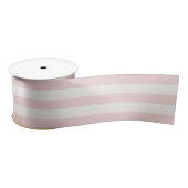 Ruban En Satin Bande simple en français rose (Bobine)