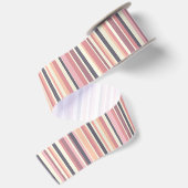 Ruban En Satin Bandes dans les tons muets (Dos)