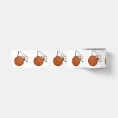 Ruban En Satin Basket-ball et cerceau (Devant)