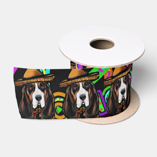 Ruban En Satin Basset hound (Bobine)