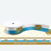 Ruban En Satin Bavaria ruban, Emblem & Drapeau Bavarois couleurs
