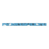 Ruban En Satin Beach Seashell et Starfish Mariage tropical (Devant)